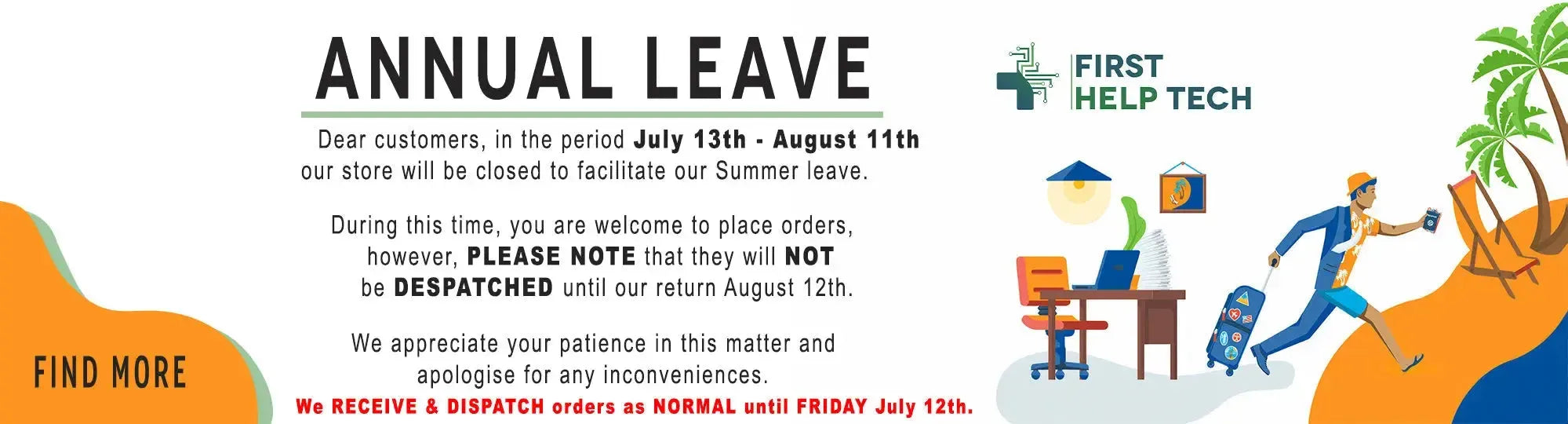 IMPORTANT NOTICE - SUMMER LEAVE