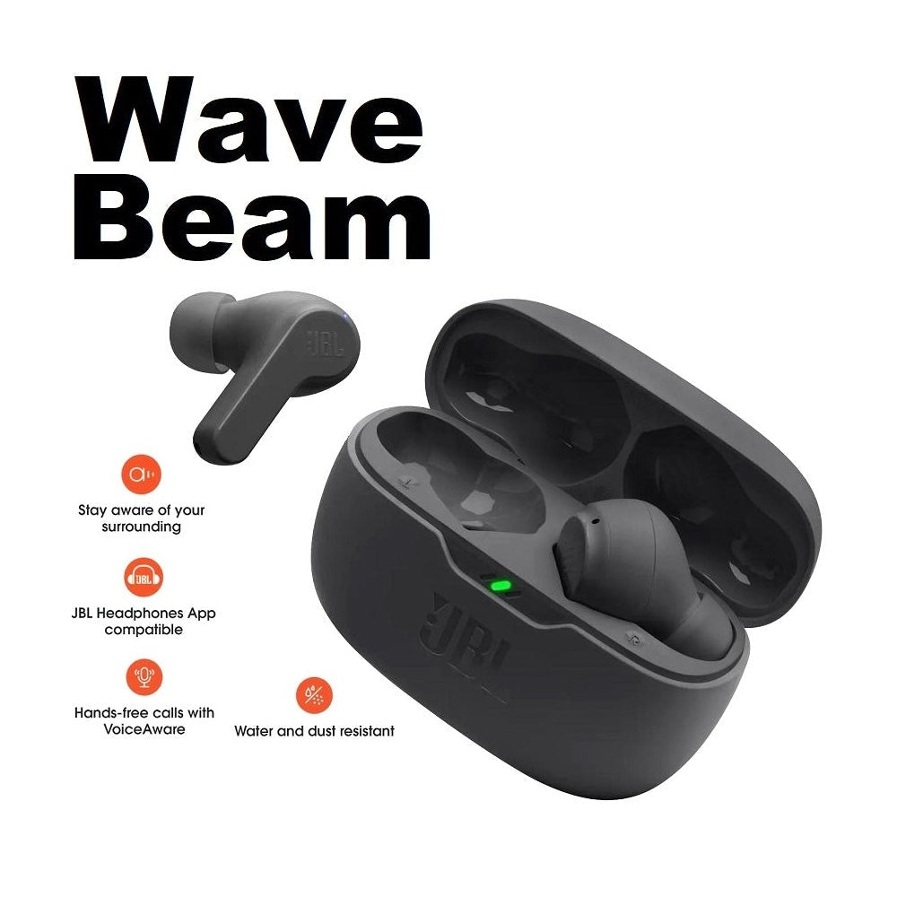 JBL Wave Beam Smart Ambient Earbuds Black