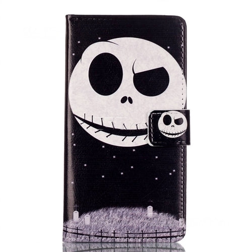 For Samsung Galaxy Grand Prime G530F/Grand Prime Plus Wallet Case Design Eyebrow Up Ghost-www.firsthelptech.ie