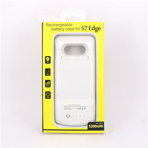 Samsung Galaxy S7 Edge G935F 5200 mAh Power Case White-www.firsthelptech.ie