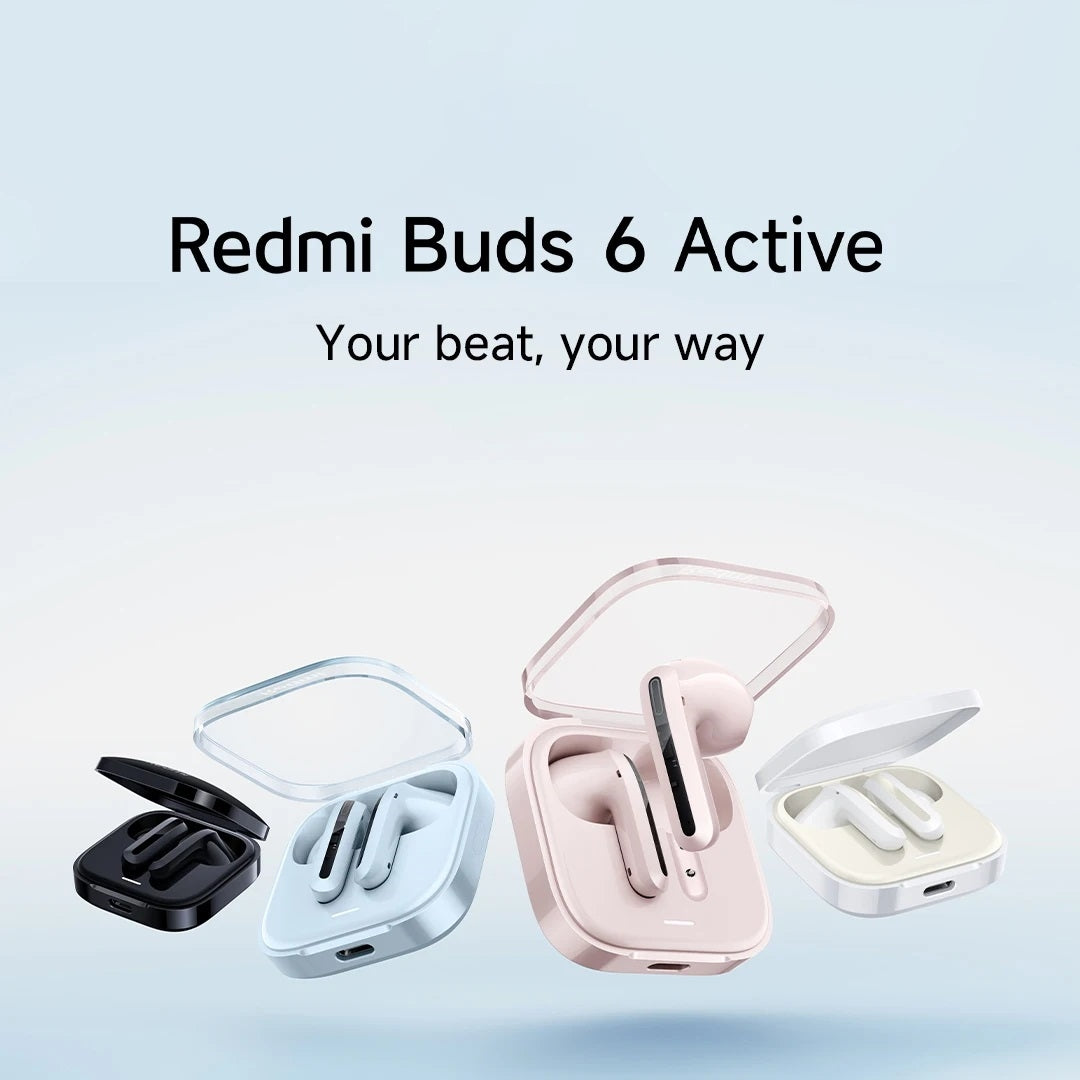 Xiaomi RedMi Buds 6 Active Transparent Pink