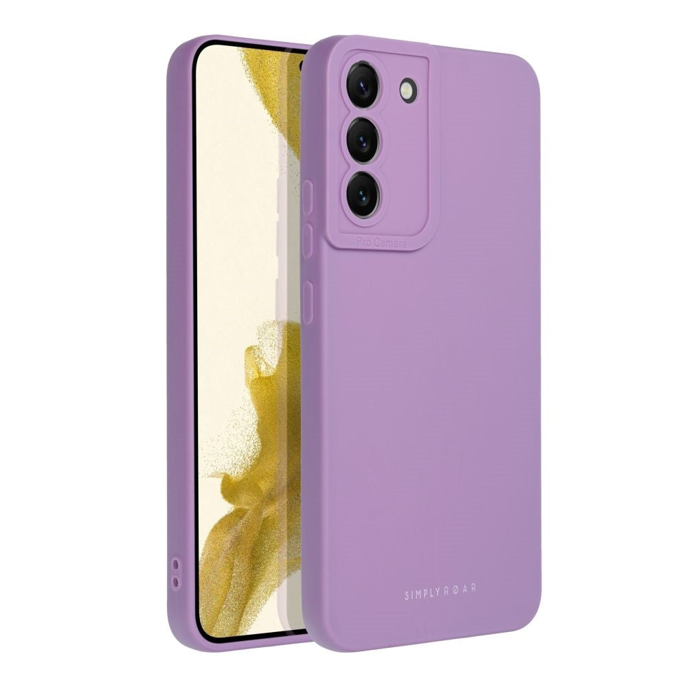 For Samsung Galaxy S25 Ultra Roar Luna Silicon Case Purple