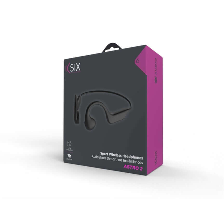 Ksix Astro 2 Sport Bone Conduction BT Headset Black