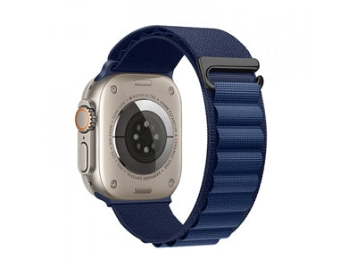 Hoco iWatch WA20 Climbing Series Nylon Strap(42/45/45/49mm) Blue-www.firsthelptech.ie