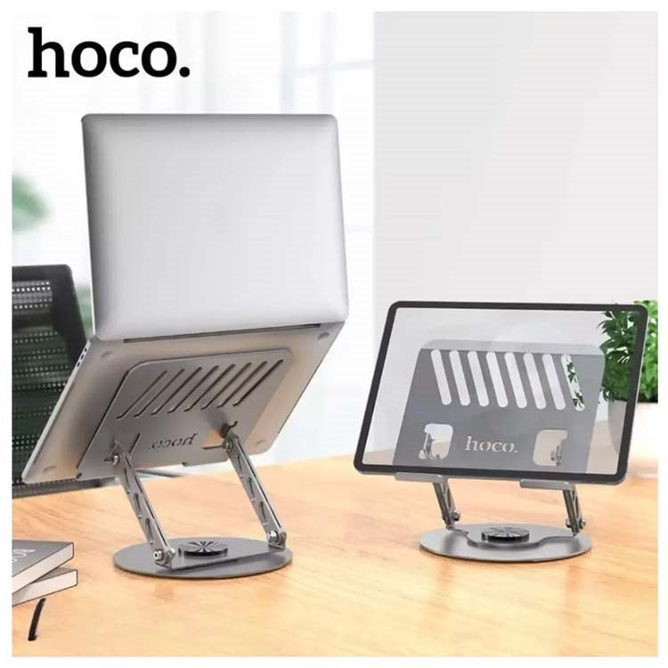 Hoco DH21 Leader Mini Rotating Notebook Stand Metal Gray