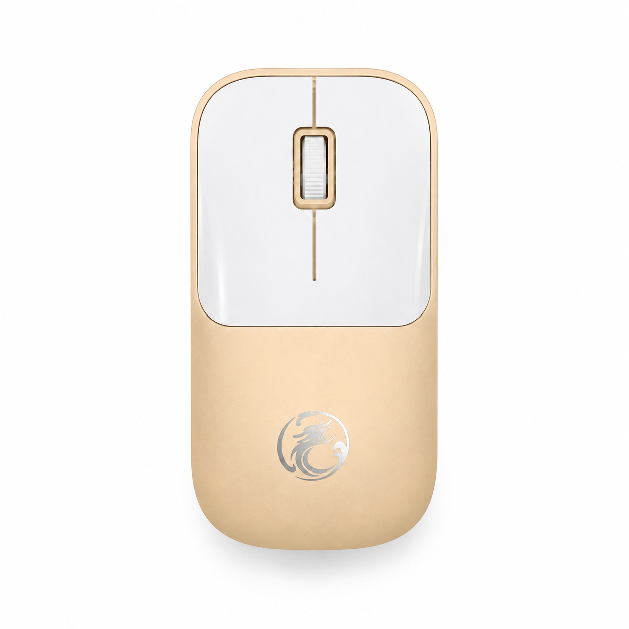 iMICE i2 Dual 2.4GHz Bluetooth Wireless Silent Mouse Peach