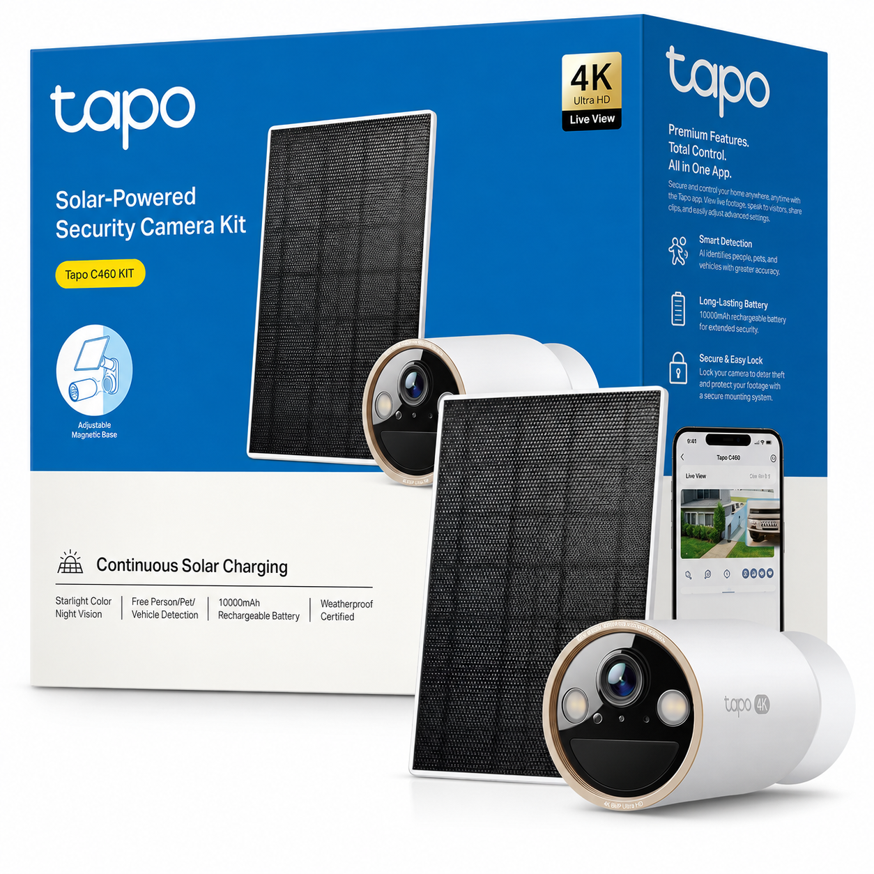 TP-LINK Tapo C460 KIT Solar-Powered Security Camera Kit