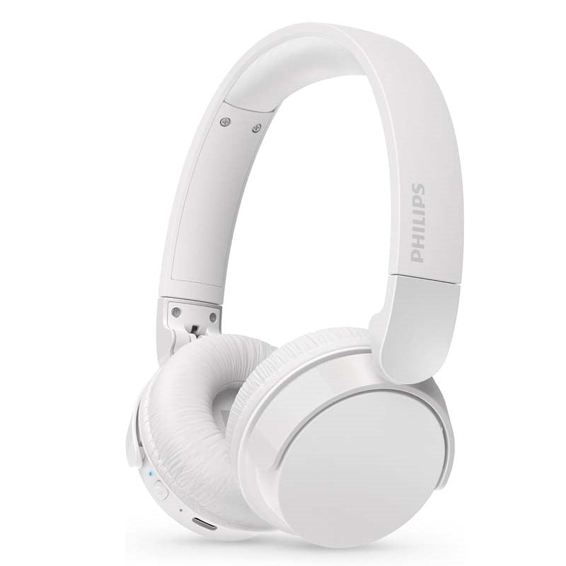 Philips 4000 Series TAH4209WT/00 Light Weight 55H Dynamic Bass BT Headphones White