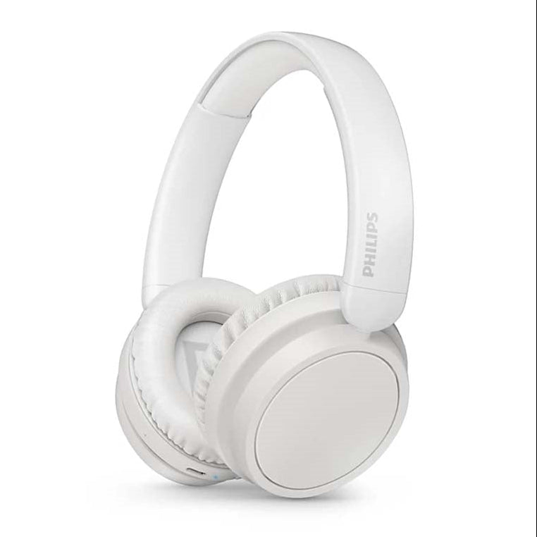 Philips 5000 Series TAH5209WT/00 Light Weight 65H Dynamic Bass BT Headphones White