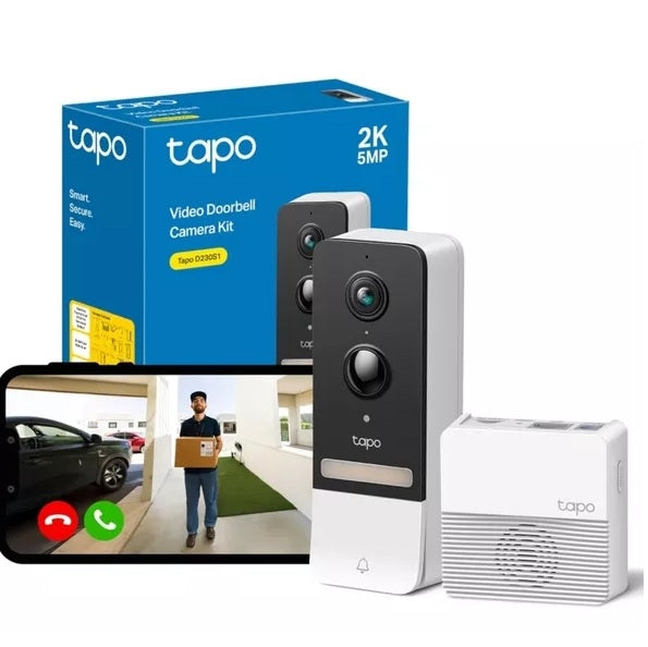 TP-LINK Tapo D230S1 Smart Video Doorbell Camera Kit