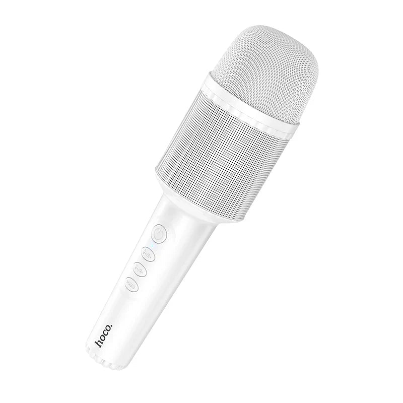 HOCO DBK1 Portable Handheld Wireless Karaoke Microphone White