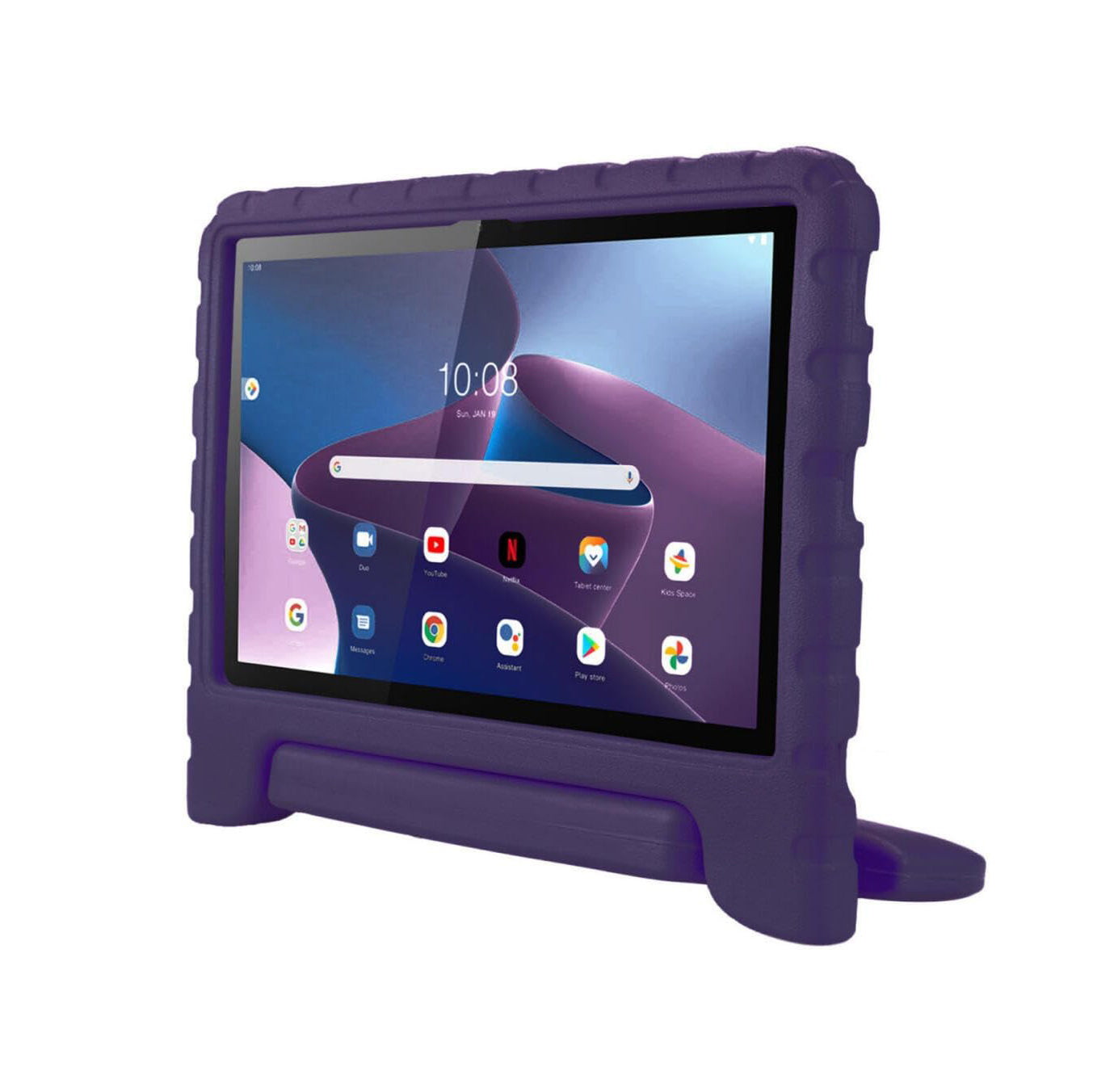 For Lenovo Tab M10 3rd Gen TB328FU / TB328XU Kids Case Shockproof Cover With Stand - Purple