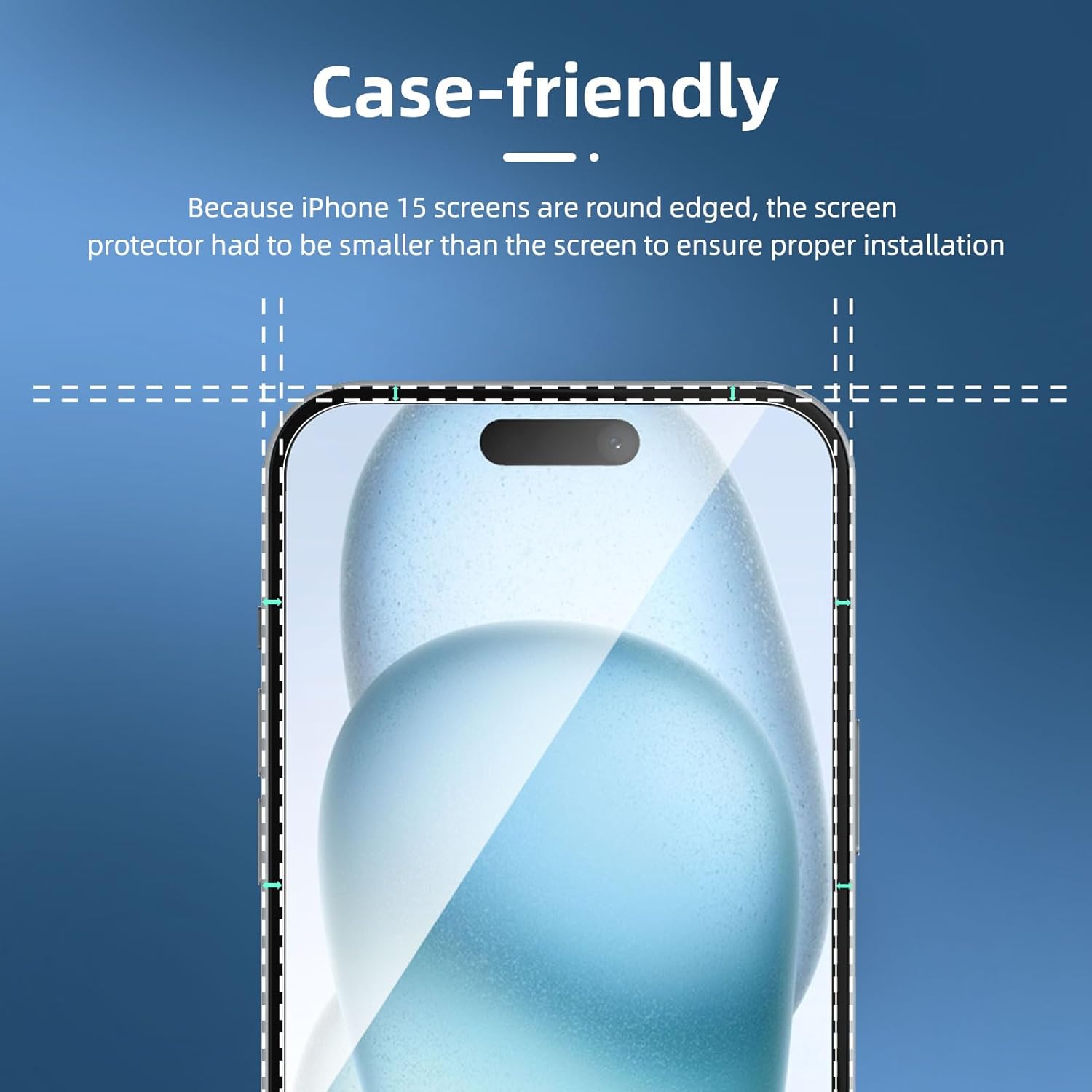 For Apple iPhone 15 Tempered Glass / Screen Protector-www.firsthelptech.ie