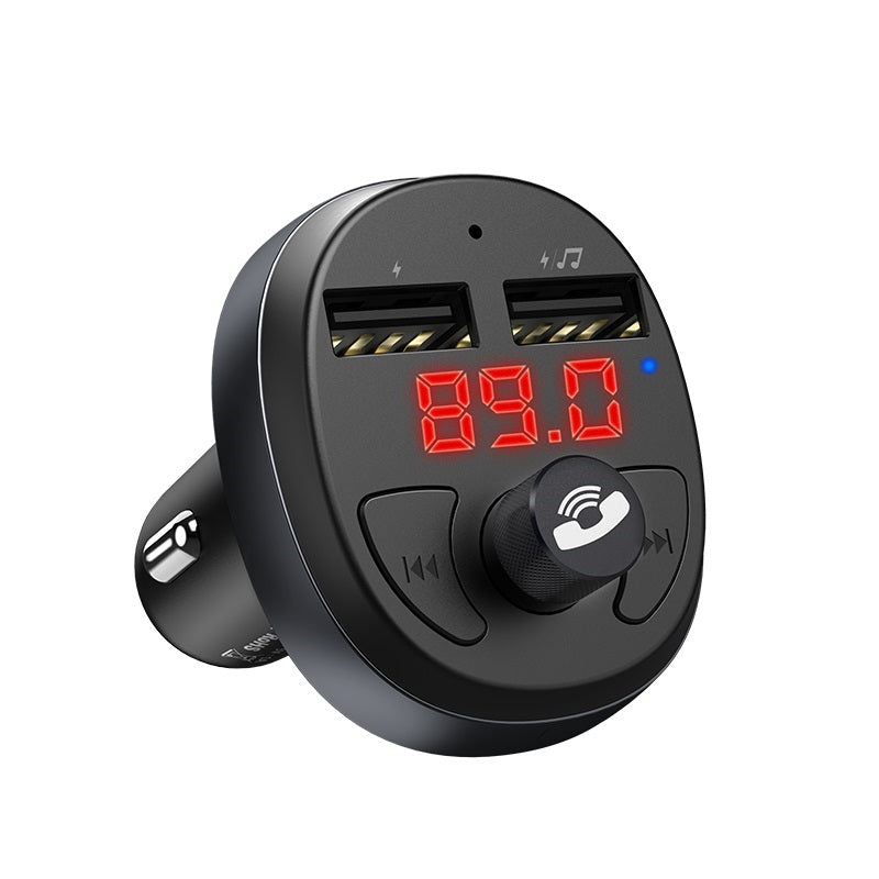 Hoco E41 In-Car Audio Wireless FM Transmitter Black-www.firsthelptech.ie