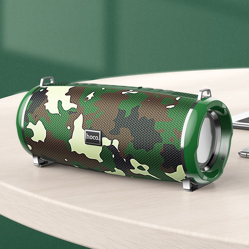 Hoco HC2 Xpress Sports BT V5.0 Speaker Green Camouflage-www.firsthelptech.ie