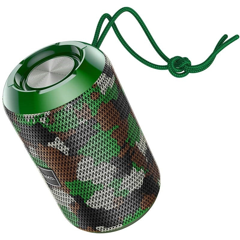 Hoco HC1 Trendy Sound BT V5.0 Wireless Bluetooth Speaker Camouflage Green-www.firsthelptech.ie