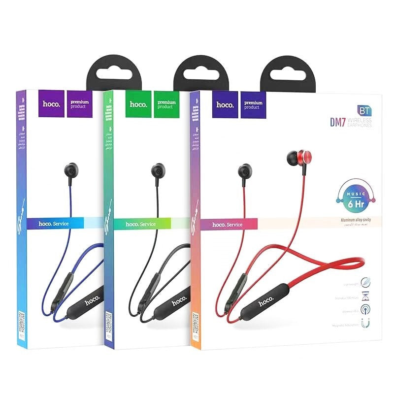 Hoco DM7 Sports BT Neck Band Black