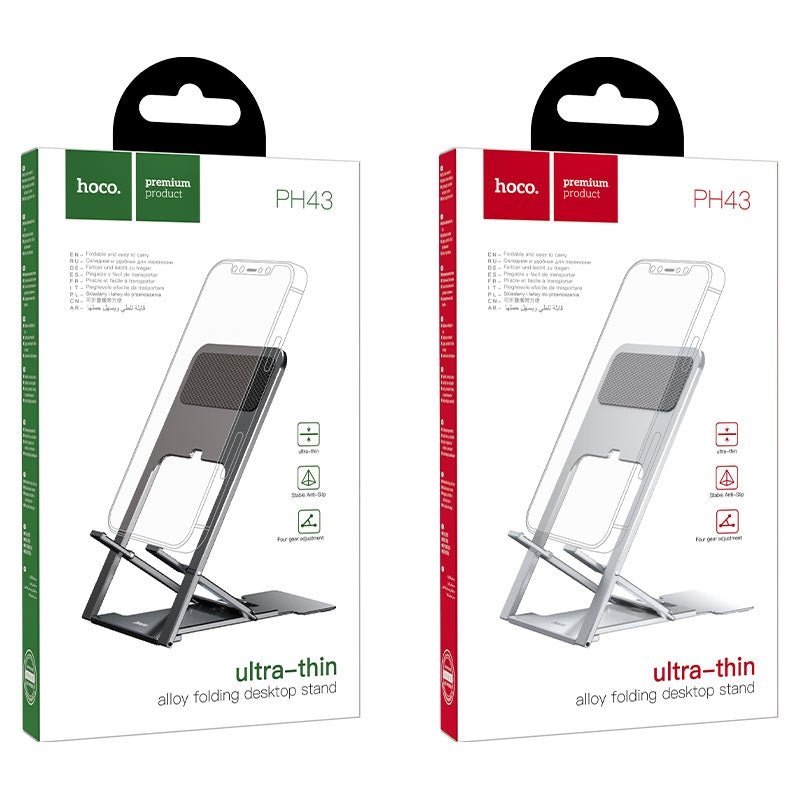 Hoco PH43 Main-Way Universal Phone and Tablet Holder Grey-www.firsthelptech.ie