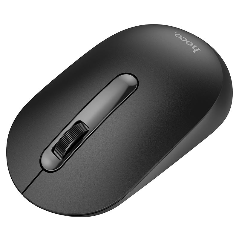 Hoco GM14 Platinum 3D Button 2.4G Business Wireless Mouse Black-www.firsthelptech.ie