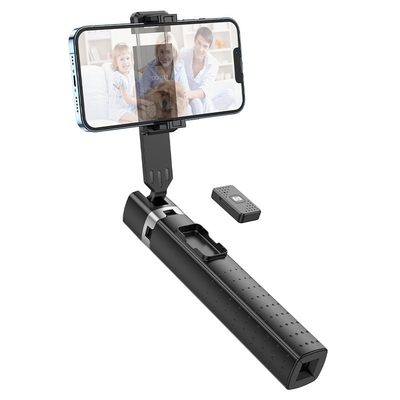 Hoco K18 Live Broadcast Wireless Tripod Selfie Stick Black-www.firsthelptech.ie