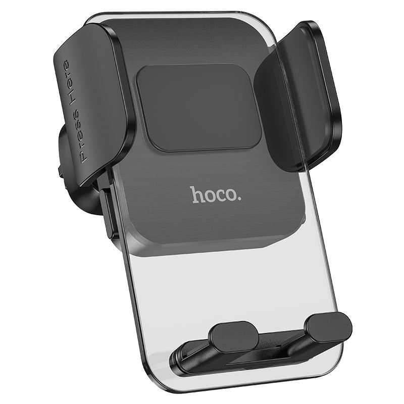 Hoco CA117 Exquisite Single Button Air Outlet Car Holder Black