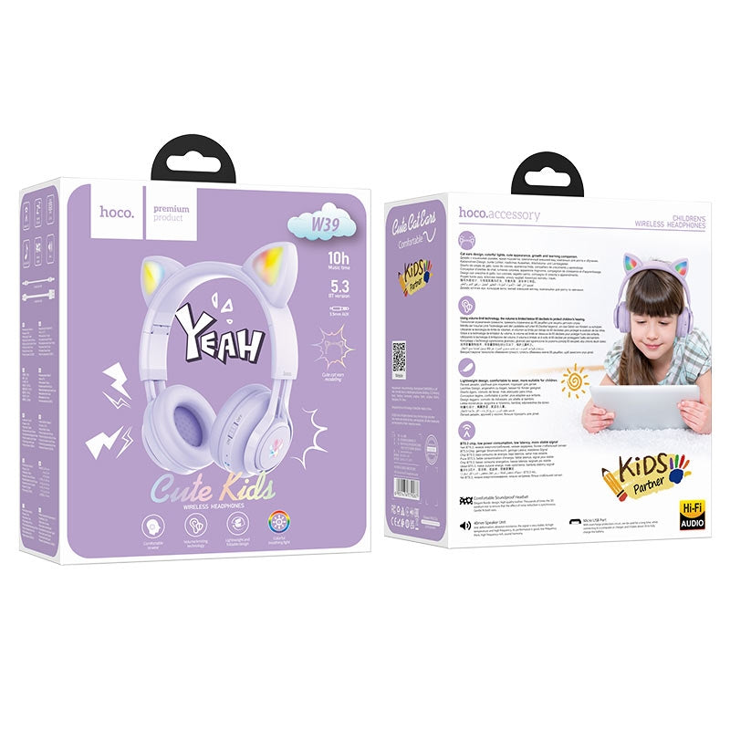 Kids cat online headphones