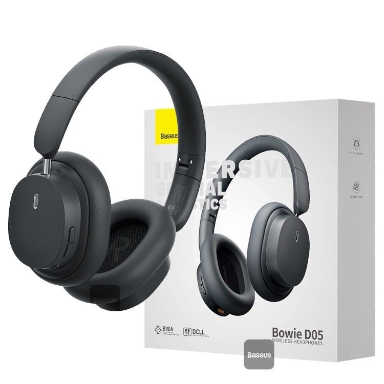 Baseus Bowie D05 Over-Ear High Beats Wireless Headphones Black-www.firsthelptech.ie