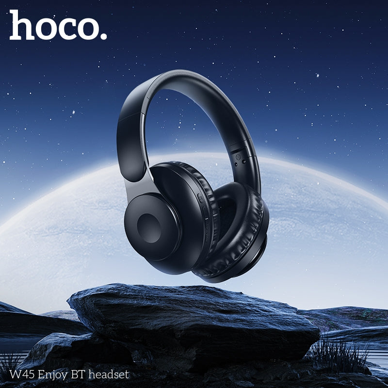Hoco W45 High Bass 46 Hours Playtime BT Headset Blue