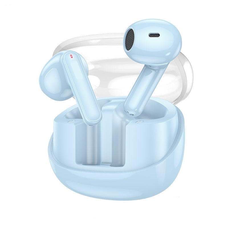 Hoco DES32 Cool Transparent IPX5 BT Earbuds Blue