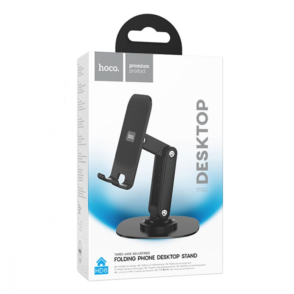 Hoco HD6 Winner Dual-Axis Rotating Desktop Stand-www.firsthelptech.ie