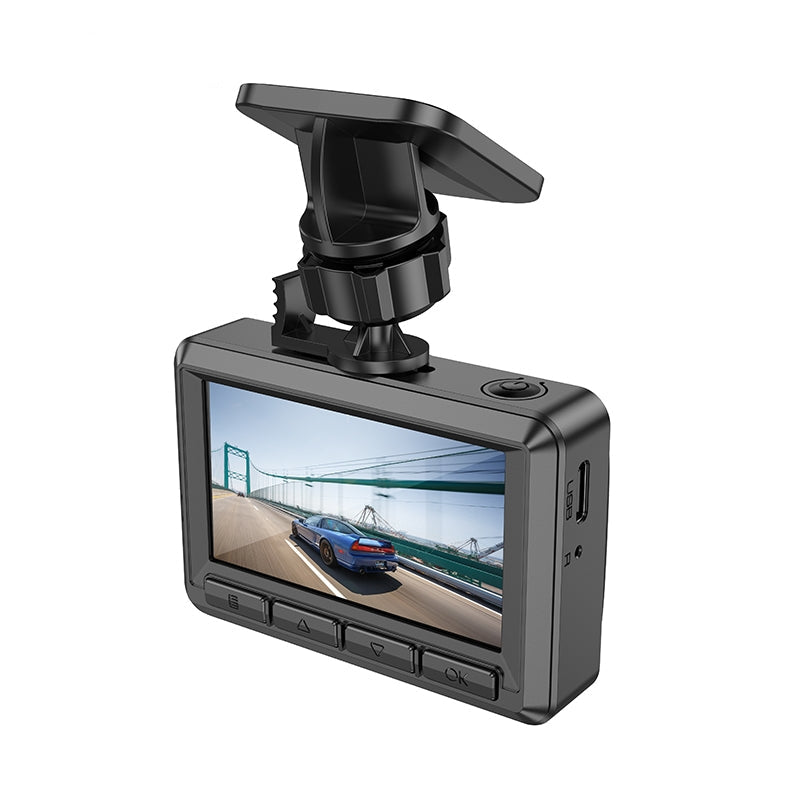 Hoco DV2 Driving Record With Screen Dash Camera Black