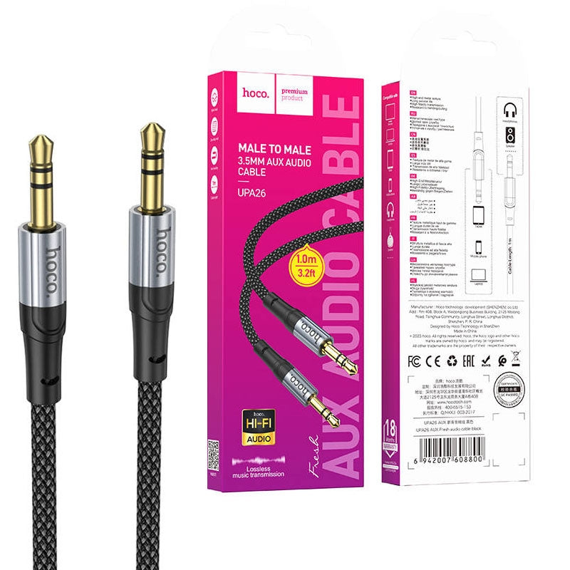 Hoco UPA26 Braided Digital Braided Audio AUX Cable