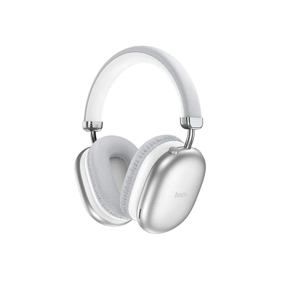 Hoco W35 MAX 90h Wireless BT Built-in MP3 Headphone Silver
