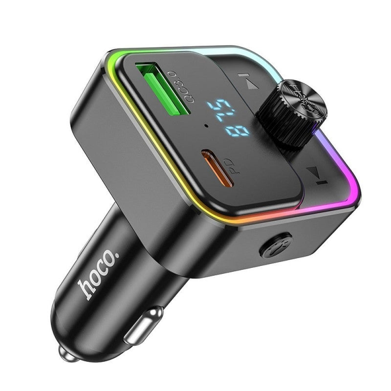 Hoco E81 Fantasy PD30W+QC3.0 Car BT FM Transmitter-www.firsthelptech.ie