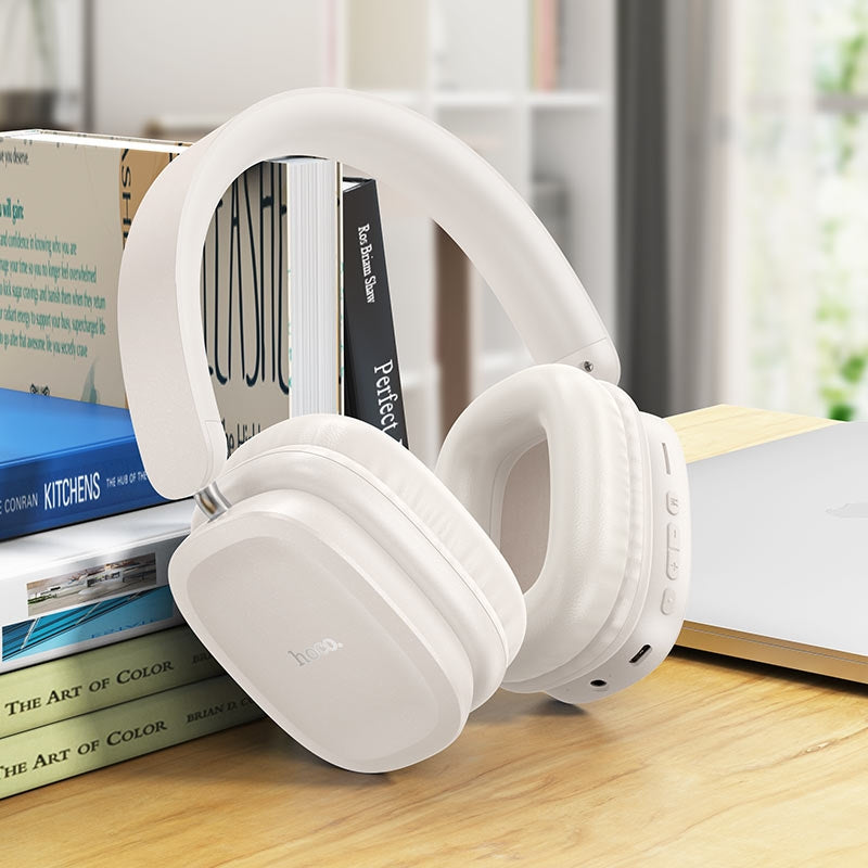 Hoco W51 Delightful 46 Hour BT Wireless Headphones White