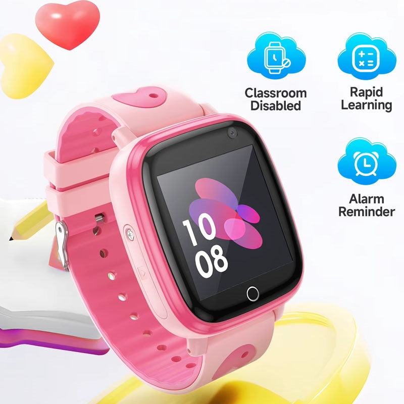 Hoco Y100 Real Time Monitor Kids Watch With Call Function Pink