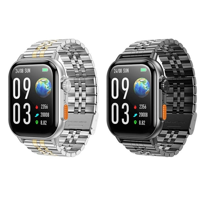 Hoco DYD02 Smart Metal Strap Sports Watch Call Version Black