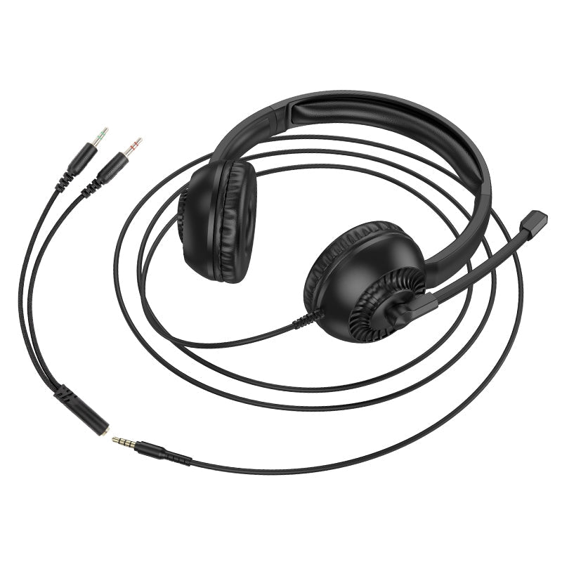 Hoco W112 Pure Business Headphon Black