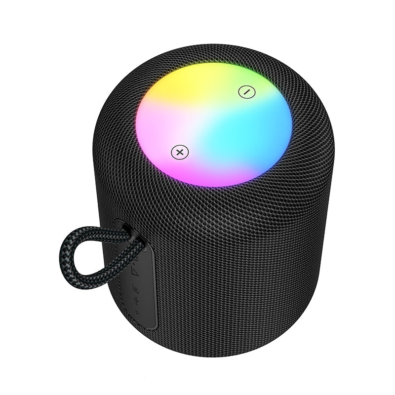 Hoco HC30 Oceano Colourful LED Touch Button BT Speaker Black