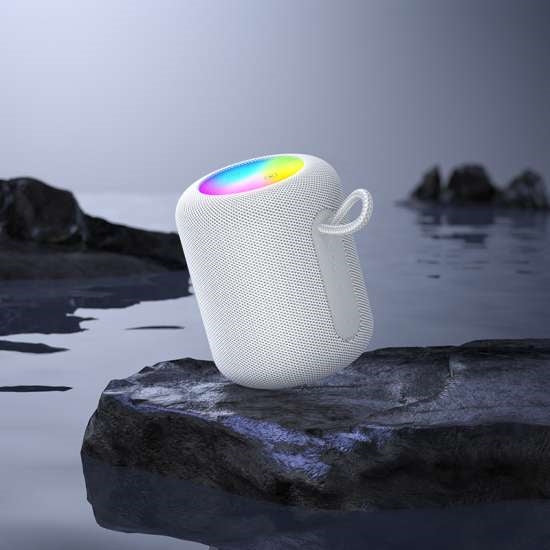 Hoco HC30 Oceano Colourful LED Touch Button BT Speaker Grey