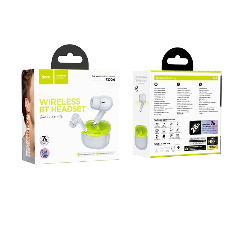 Hoco EQ24 Estrella Pro Design Wireless BT Headset Gray Lake