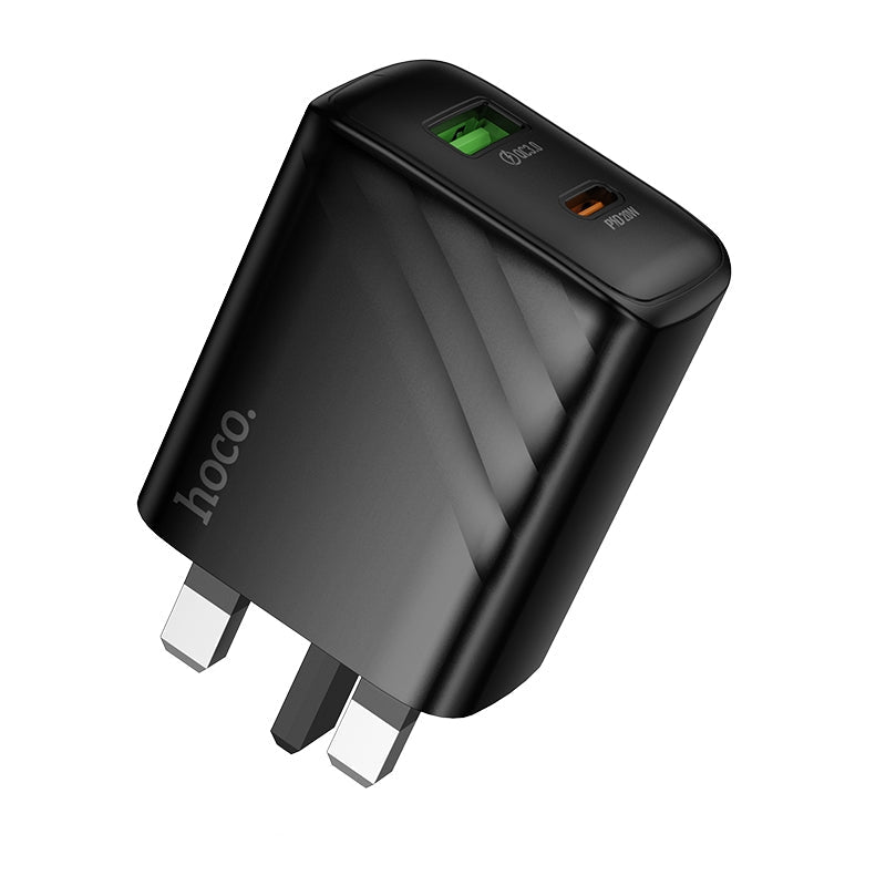 Hoco CS25B Dual Port PD20W+QC3.0 Charger