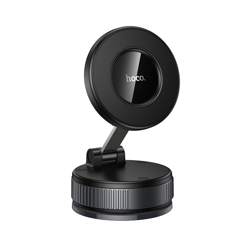 Hoco H86 Trending Dragon Manual Suction Cup Magnetic Holder Metal Gray