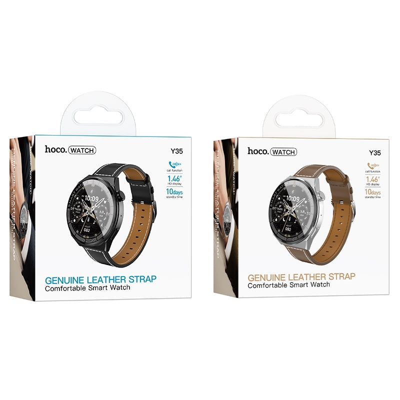 Hoco Y35 1.4 Inch Smart Sports Watch 250 mAh Call Version Silver