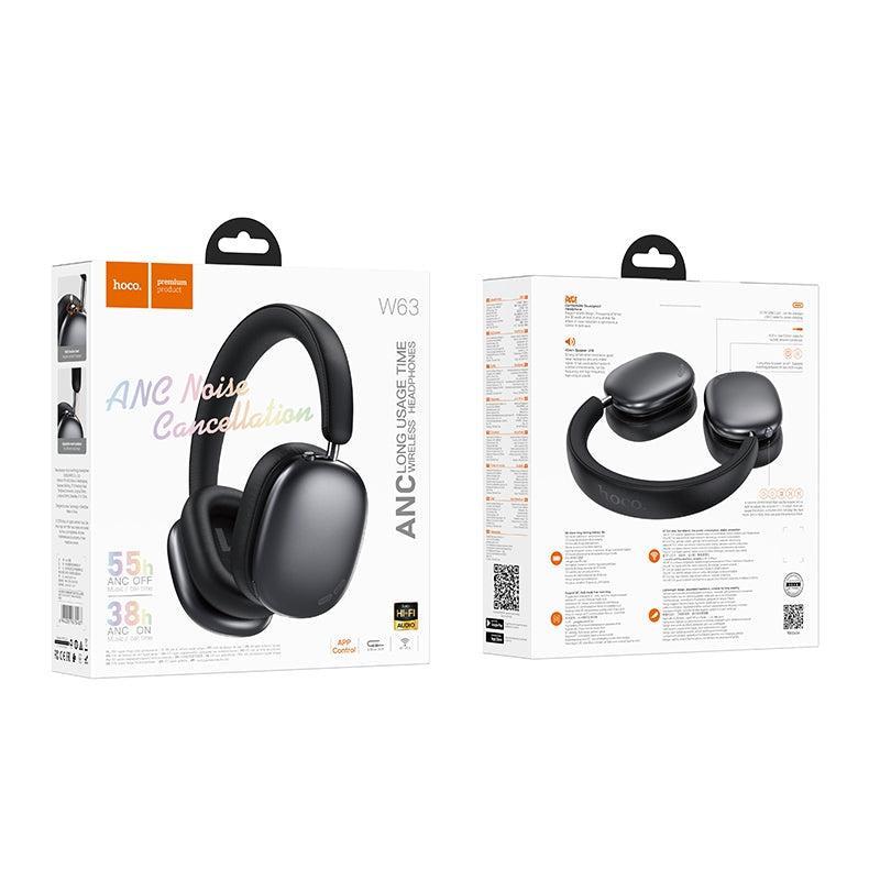 Hoco W63 Triunfo ANC BT 55H Headphones 55H App Black