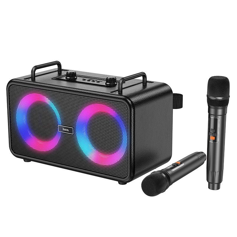 Hoco DS77 Present 60W Wireless Dual-Mic Bluetooth Speaker Black