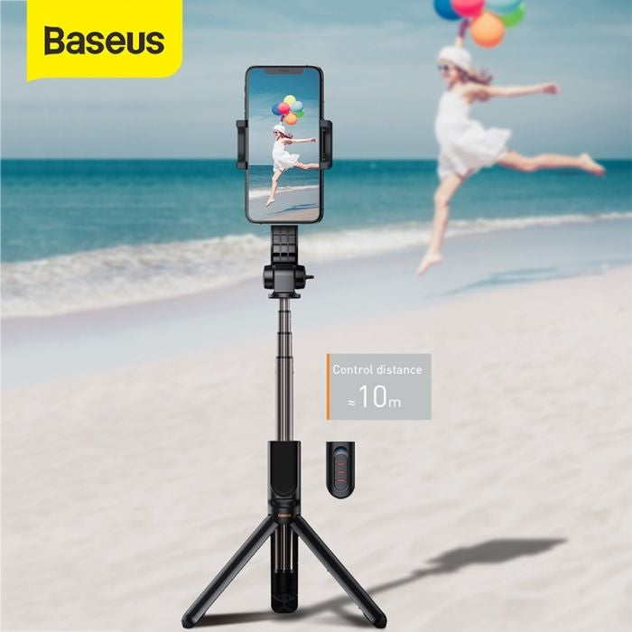 Baseus SULH-01 Lovely Uniaxial Bluetooth Anti-Shake Folding Stand Selfie Stabilizer-www.firsthelptech.ie
