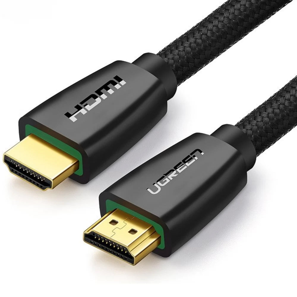 UGREEN 40414 High-End HDMI Cable with Nylon Braid 10m Black-www.firsthelptech.ie