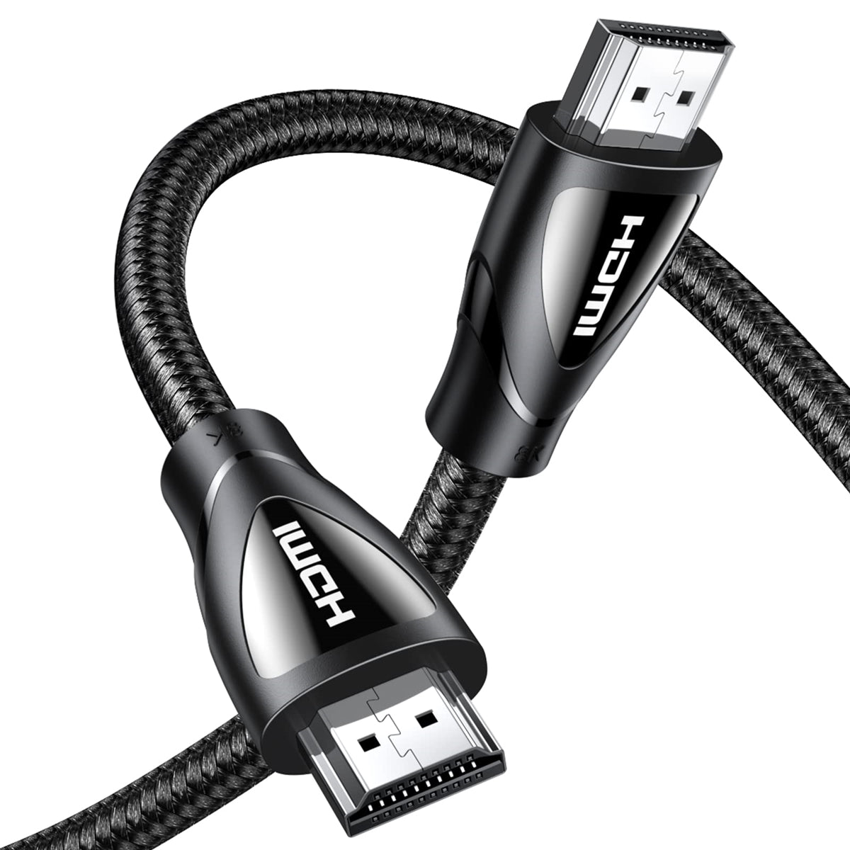 UGREEN 80403 HD140 8K 48Gbps Braided HDMI Cable 2m Black