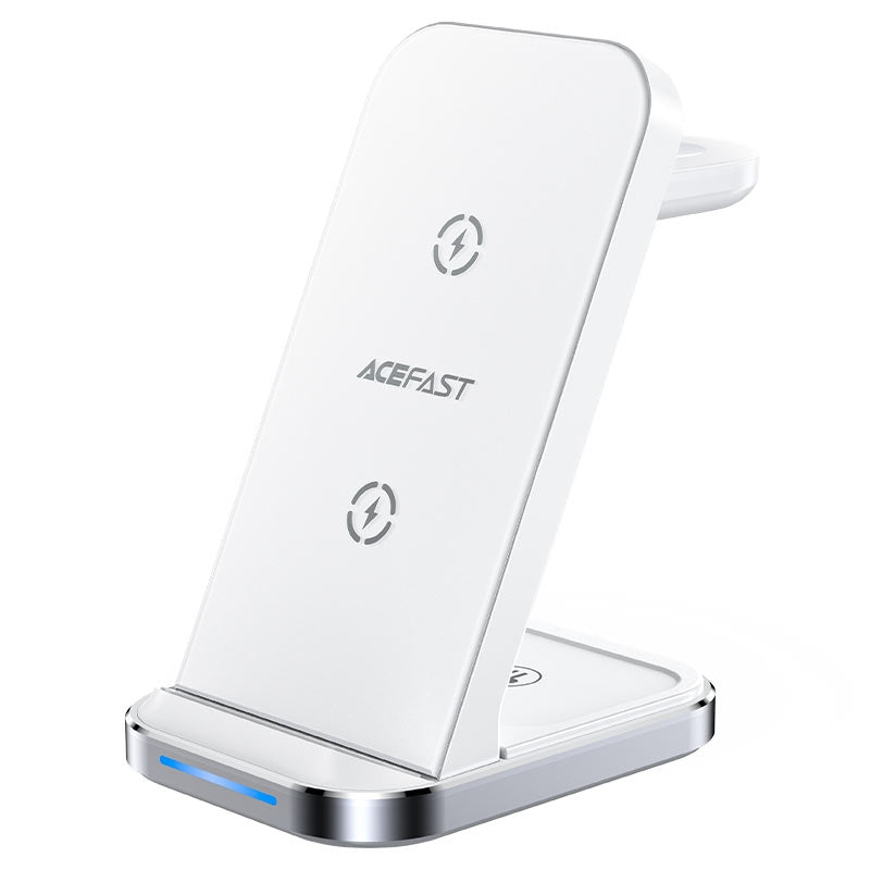 ACEFAST E15 Desktop 3-in-1 Wireless Charging Stand 15W White